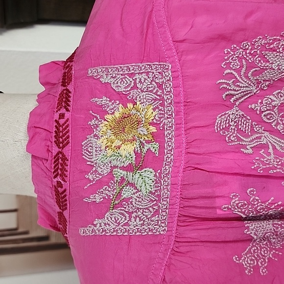 NWT JOHNNY WAS BLOUSE SIZE LARGE - Picture 4 of 7